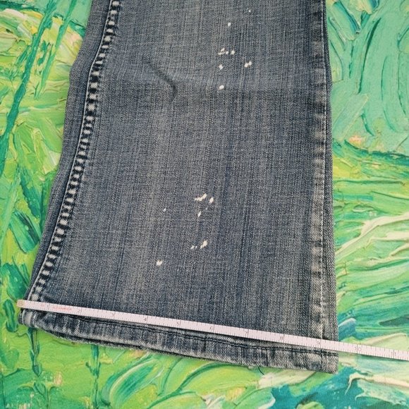 Vigold Distressed Low Rise Bootcut Jeans Size 9 Tall Juniors - Picture 4 of 11